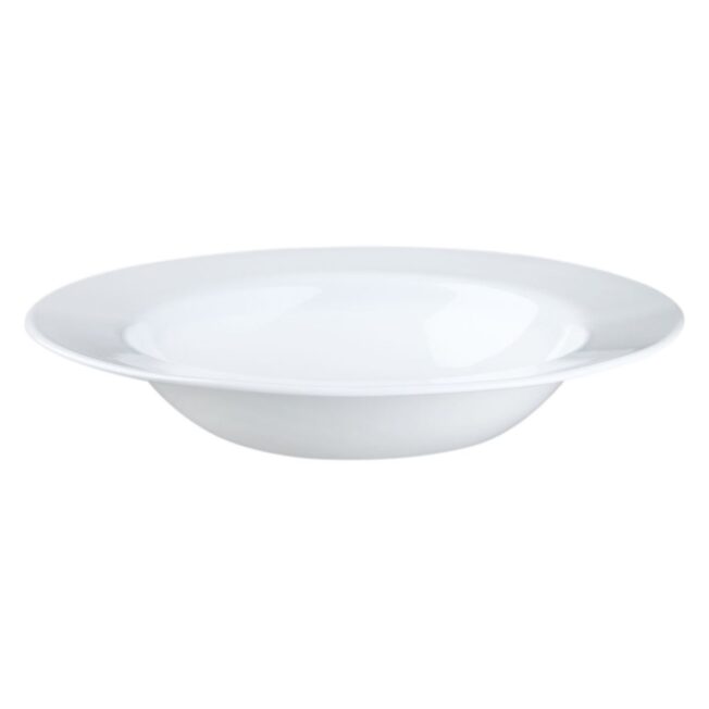 צלחת פסטה/רביולי גורמה 828 מ”ל, Dazzling White  מבית Corning Corelle תוצרת ארצות הברית
