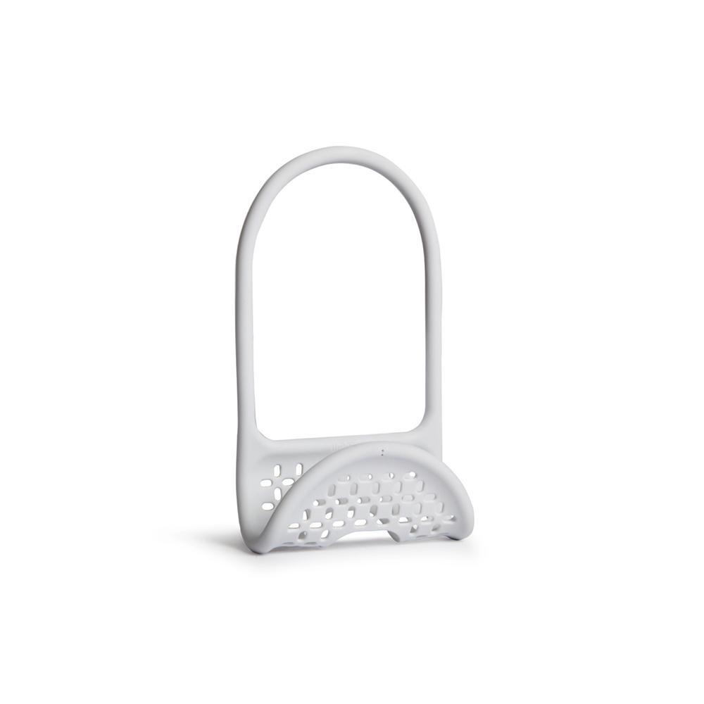 מתקן לספוג Sling לבן מבית המותג הקנדי UMBRA מתכוונן ונתלה על הכיור