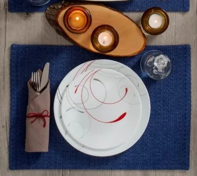 צלחת מנה ראשונה 21.5 ס”מ, Splendor מבית Corning Corelle תוצרת ארצות הברית