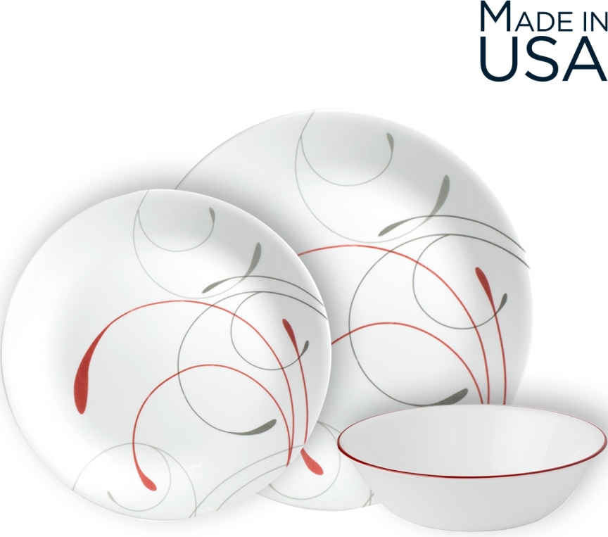סט 18 חלקים, Splendor  מבית Corning Corelle תוצרת ארצות הברית