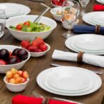 צלחת מנה ראשונה 21.5 ס"מ, Winter Frost White  מבית Corning Corelle תוצרת ארצות הברית