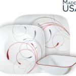 סט 18 חלקים, Splendor Square  מבית Corning Corelle תוצרת ארצות הברית