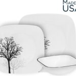 סט 18 חלקים, Timber Shadows  מבית Corning Corelle תוצרת ארצות הברית