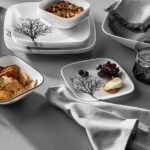 סט 18 חלקים, Timber Shadows  מבית Corning Corelle תוצרת ארצות הברית