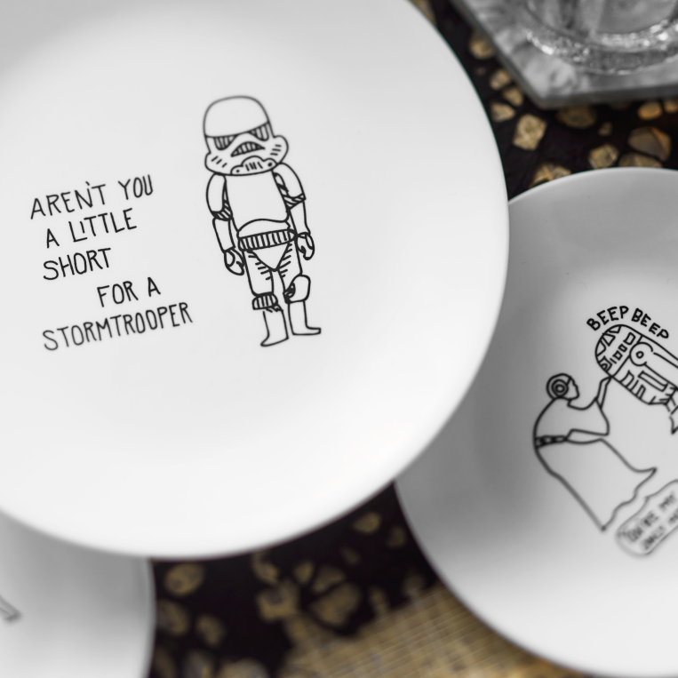 צלחת מנה ראשונה, Star Wars  מבית Corning Corelle תוצרת ארצות הברית