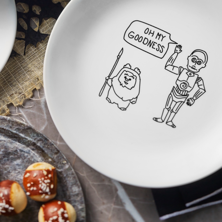 צלחת מנה ראשונה, Star Wars  מבית Corning Corelle תוצרת ארצות הברית
