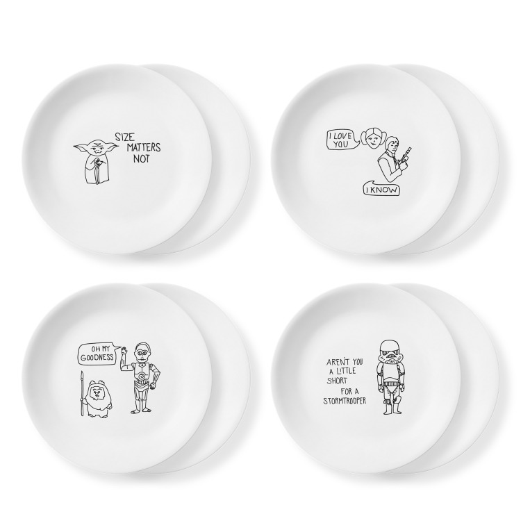 צלחת מנה ראשונה, Star Wars  מבית Corning Corelle תוצרת ארצות הברית