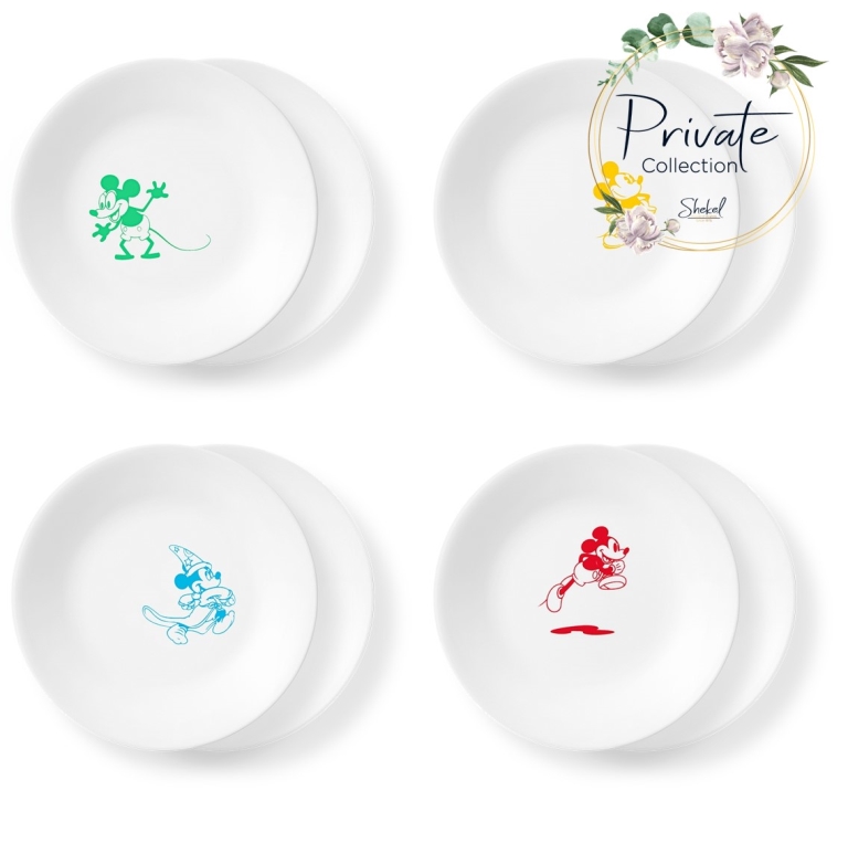 צלחת עוגה 17 ס"מ, Mickey  מבית Corning Corelle תוצרת ארצות הברית