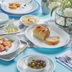 צלחת מנה ראשונה 21.5 ס"מ, Brushed Silver מבית Corning Corelle תוצרת ארצות הברית