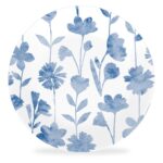 צלחת מנה ראשונה פרחים 21.5 ס"מ  Botanical מבית Corning Corelle תוצרת ארצות הברית