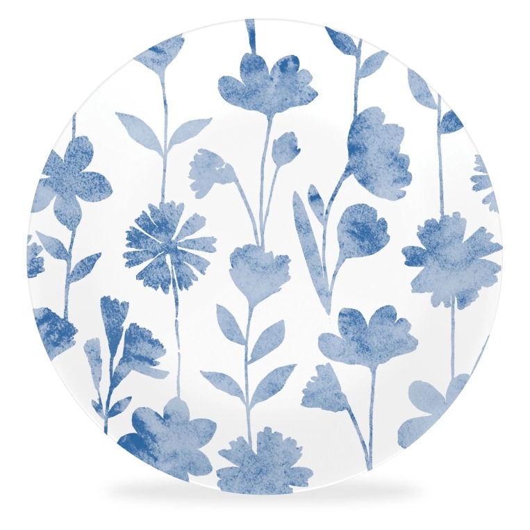 צלחת מנה ראשונה פרחים 21.5 ס”מ  Botanical מבית Corning Corelle תוצרת ארצות הברית
