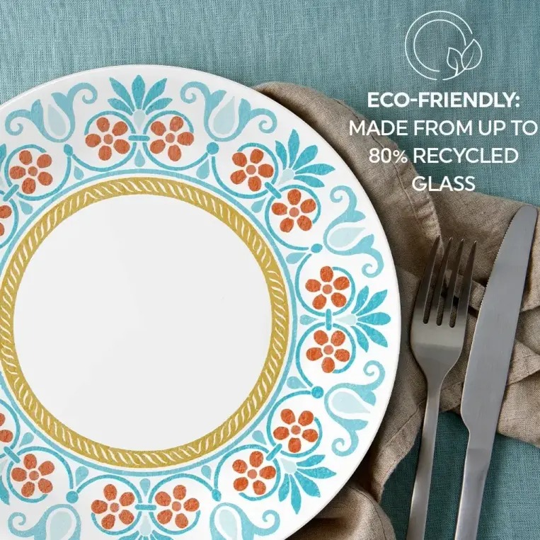 צלחת מנה ראשונה 21.5 ס"מ, Terracotta Dreams  מבית Corning Corelle תוצרת ארצות הברית