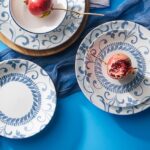 סט צלחות 12 חלקים, Artemis מבית Corning Corelle תוצרת ארצות הברית