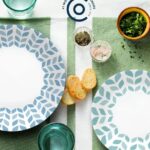 סט צלחות 12 חלקים, Northern Pines מבית Corning Corelle תוצרת ארצות הברית