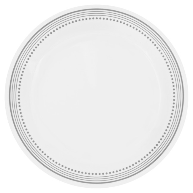 סט צלחות 24 חלקים, Mystic Gray מבית Corning Corelle תוצרת ארצות הברית