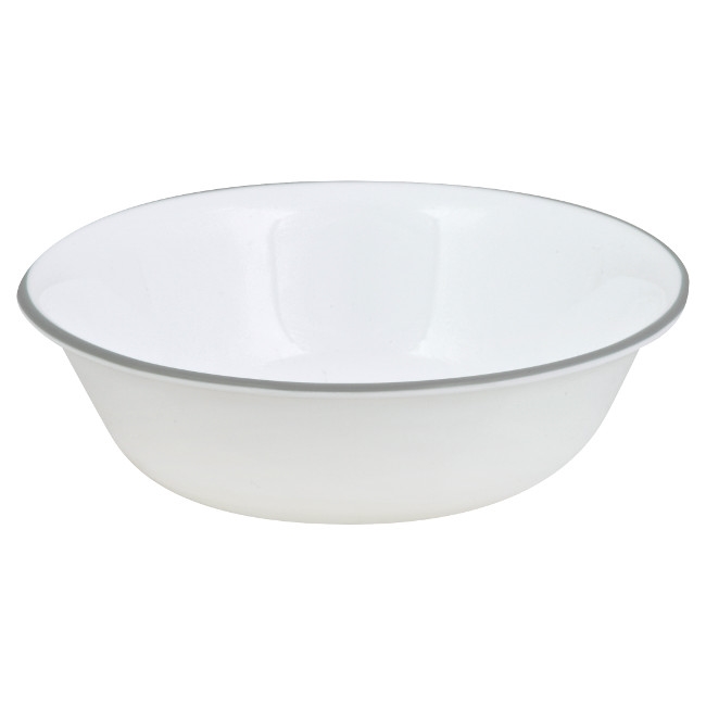סט צלחות 24 חלקים, Mystic Gray מבית Corning Corelle תוצרת ארצות הברית
