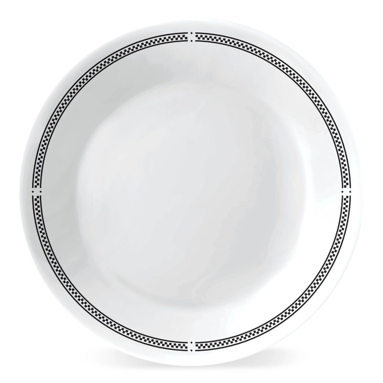 צלחת מנה ראשונה 21.5 ס"מ דגם Brasserie 147 מבית Corning Corelle תוצרת ארצות הברית