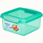 קופסת אוכל 1.2 צבע טורקיז SISTEMA