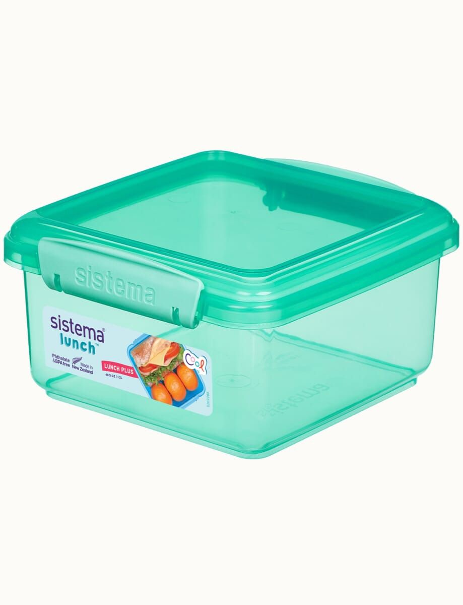 קופסת אוכל 1.2 צבע טורקיז SISTEMA