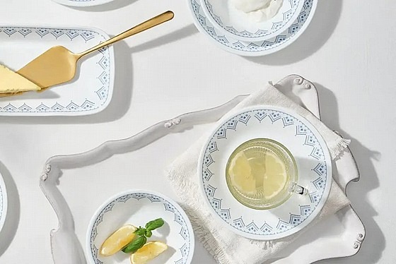 סט 18 חלקים, Patchwork  מבית Corning Corelle תוצרת ארצות הברית