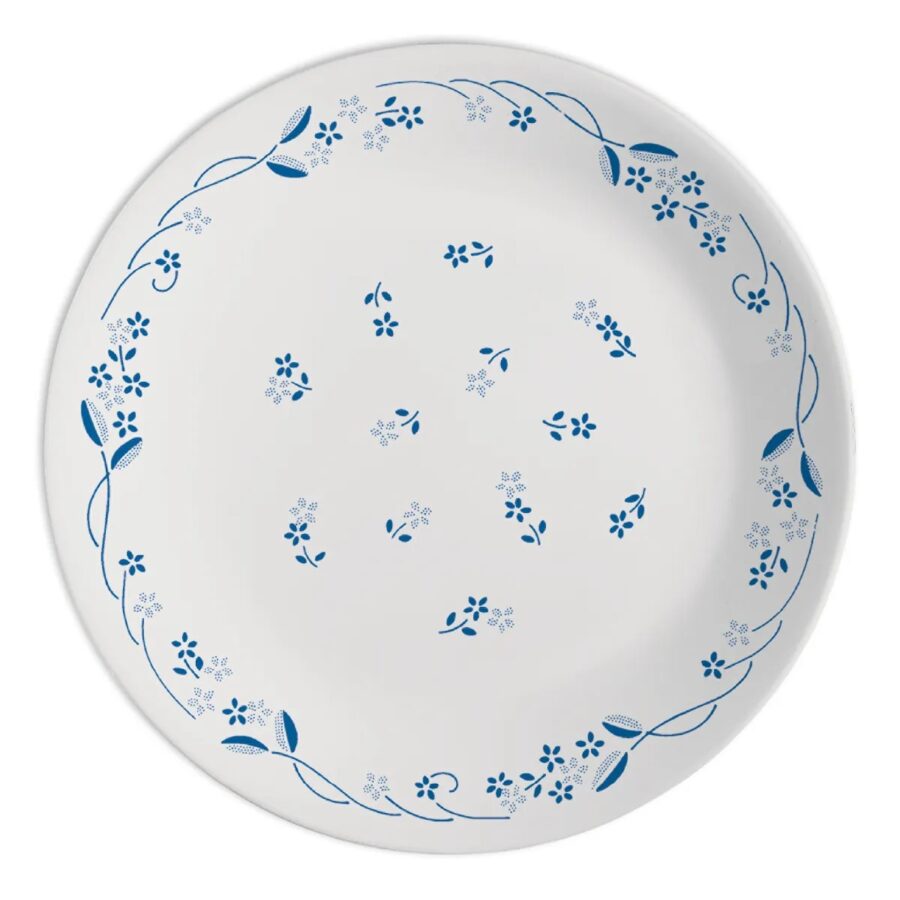 צלחת עוגה 17 ס”מ, Provincial Blue  מבית Corning Corelle תוצרת ארצות הברית
