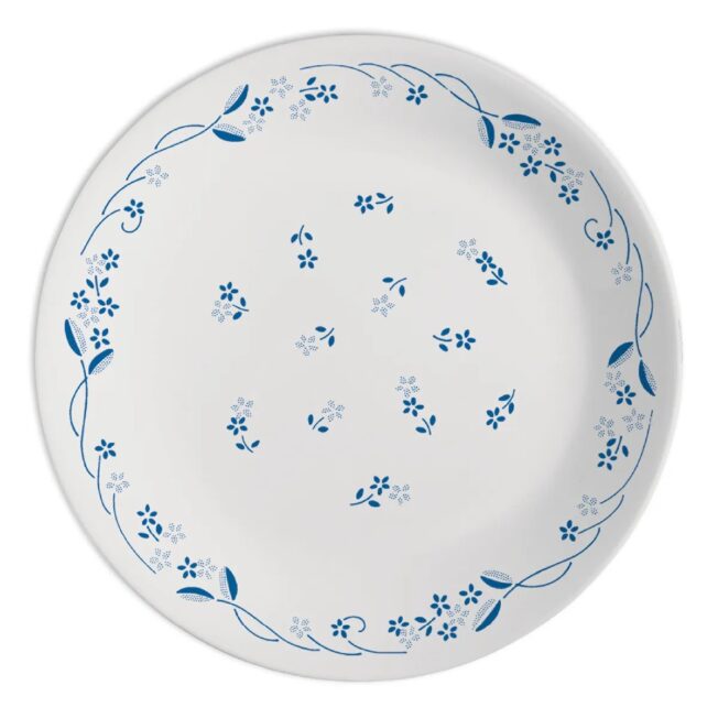 צלחת מנה ראשונה 21.5 ס”מ, Provincial Blue  מבית Corning Corelle תוצרת ארצות הברית