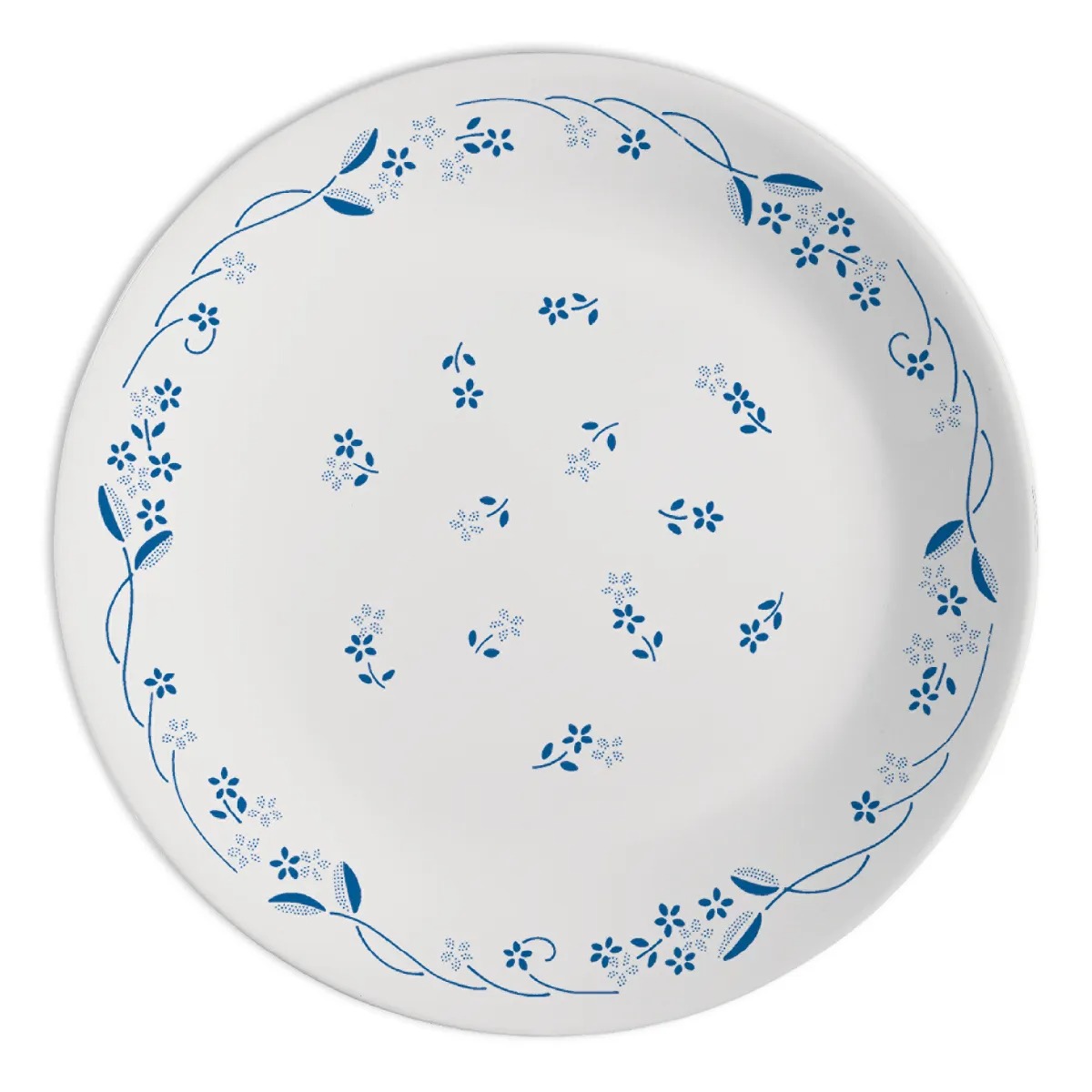 צלחת מנה ראשונה 21.5 ס”מ, Provincial Blue  מבית Corning Corelle תוצרת ארצות הברית