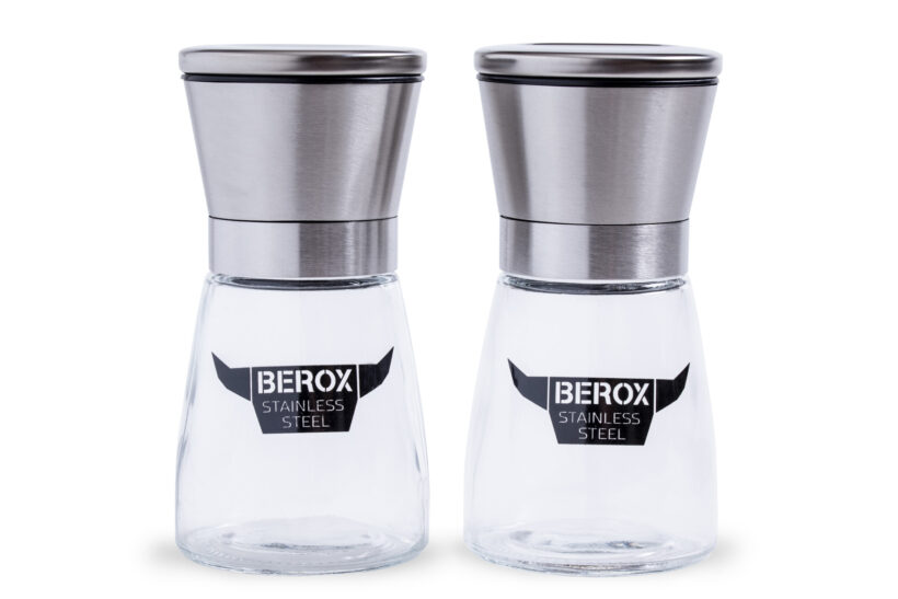זוג מטחנות מלח ופלפל BEROX