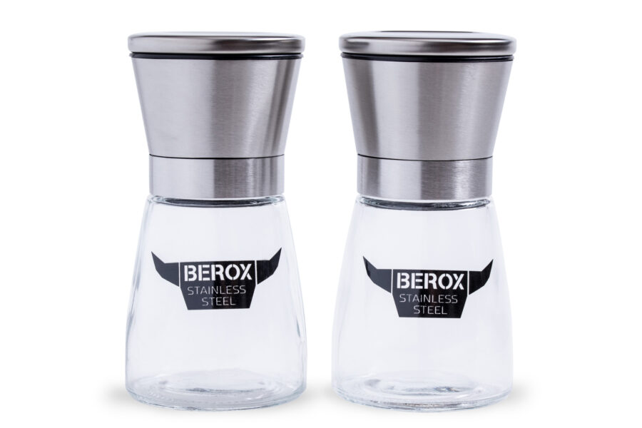 זוג מטחנות מלח ופלפל BEROX
