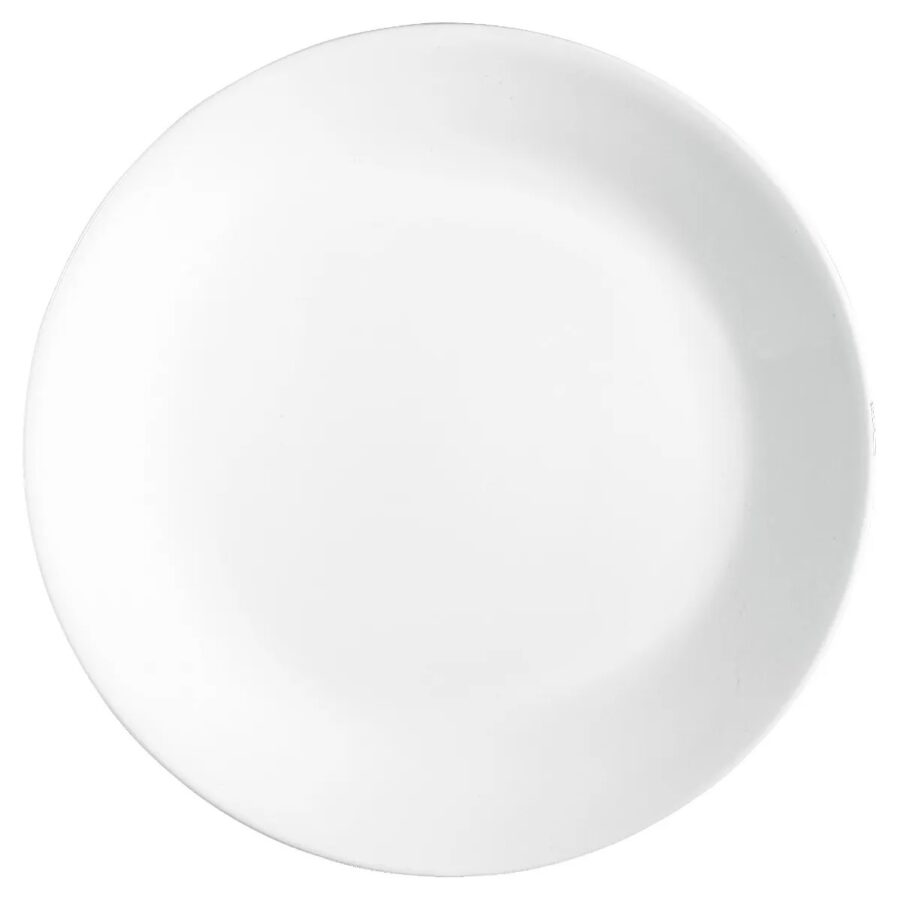 סט 18 חלקים פסטה לבן חלק  מבית Corning Corelle תוצרת ארצות הברית