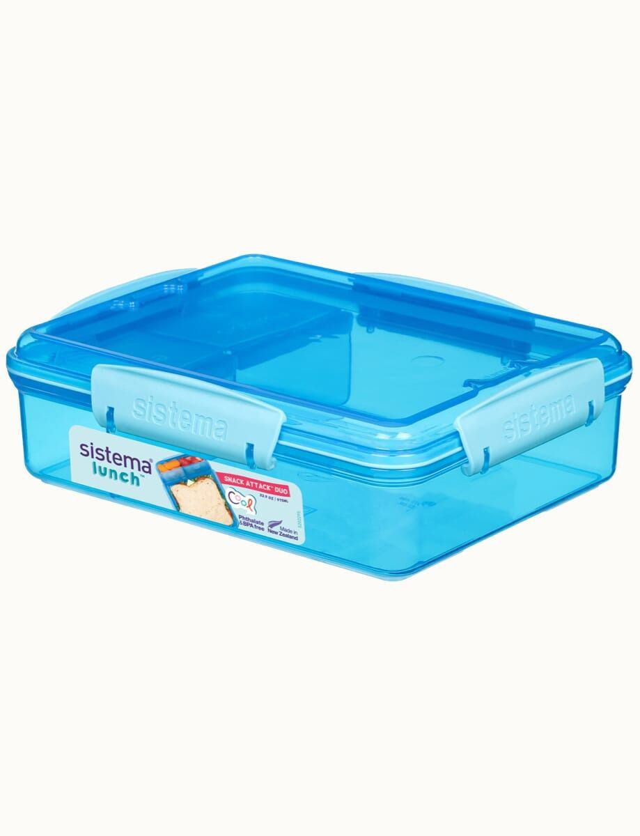 קופסת אוכל  975 מ”ל בצבע כחול SISTEMA