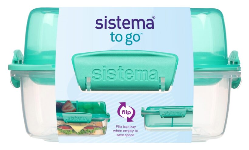 קופסת אוכל מחולקת 1.24 SISTEMA