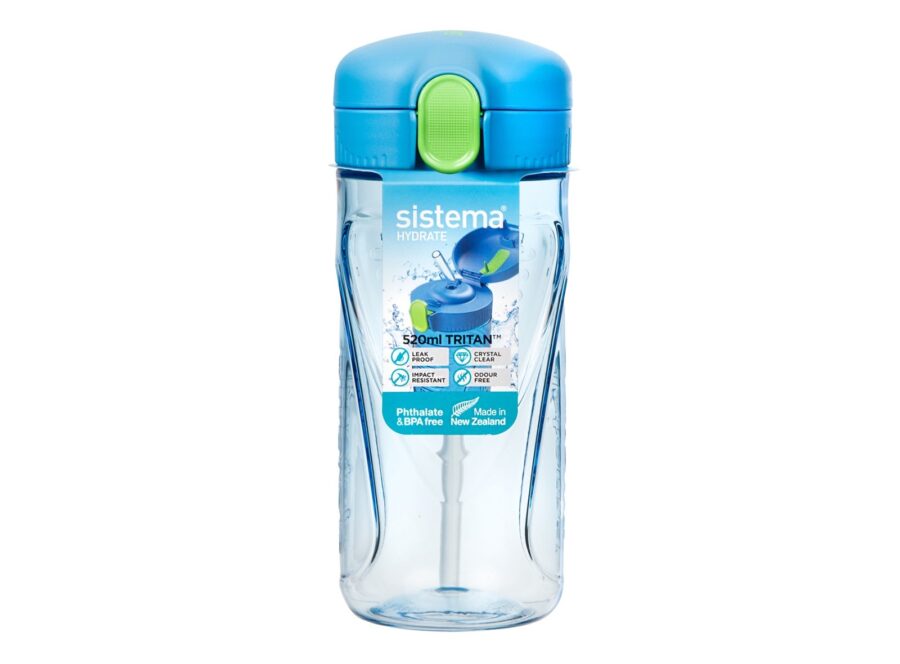 בקבוק עם קש 520 מ"ל SISTEMA