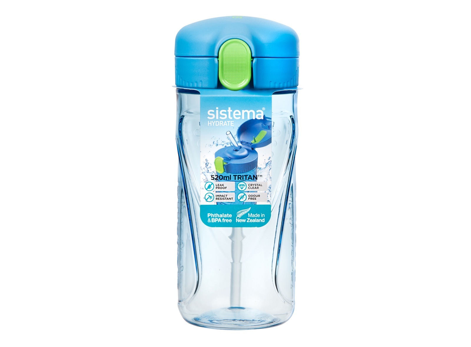 בקבוק עם קש 520 מ”ל SISTEMA