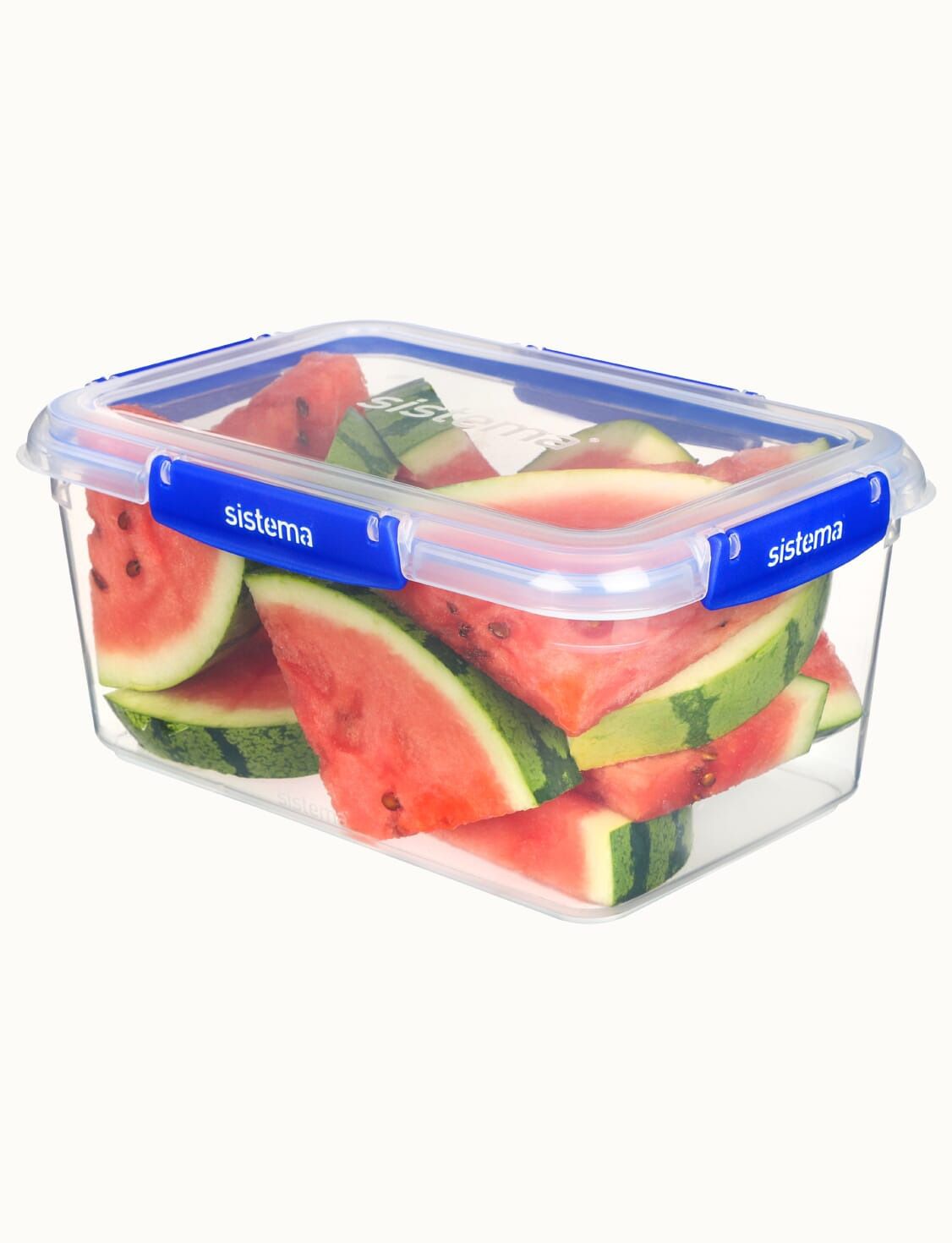מיכל  אחסון הרמטי מלבני 3.35 ליטר מסדרת Sistema – KLIP IT Plus