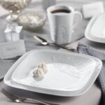 צלחת מנה ראשונה 23 ס"מ Cherish  מבית Corning Corelle תוצרת ארצות הברית