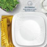 סט צלחות 16 חלקים, Cherish מבית Corning Corelle תוצרת ארצות הברית