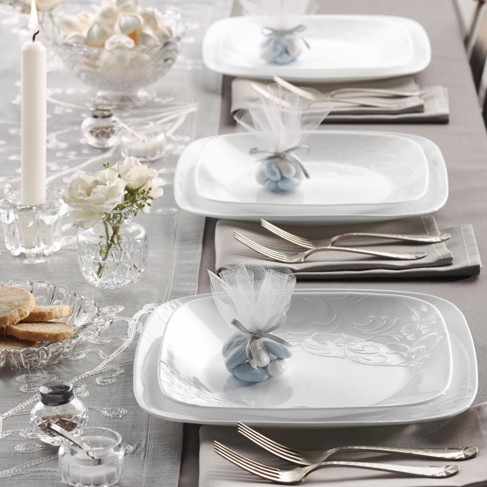 סט 18 חלקים, Cherish  מבית Corning Corelle תוצרת ארצות הברית