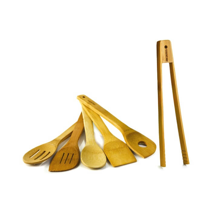 סט כלי במבוק 6 חלקים מבית ARCOSTEEL