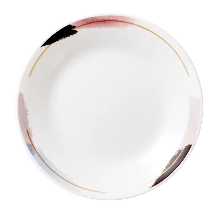 צלחת עוגה 17 ס”מ, Chic Brush מבית Corning Corelle תוצרת ארצות הברית