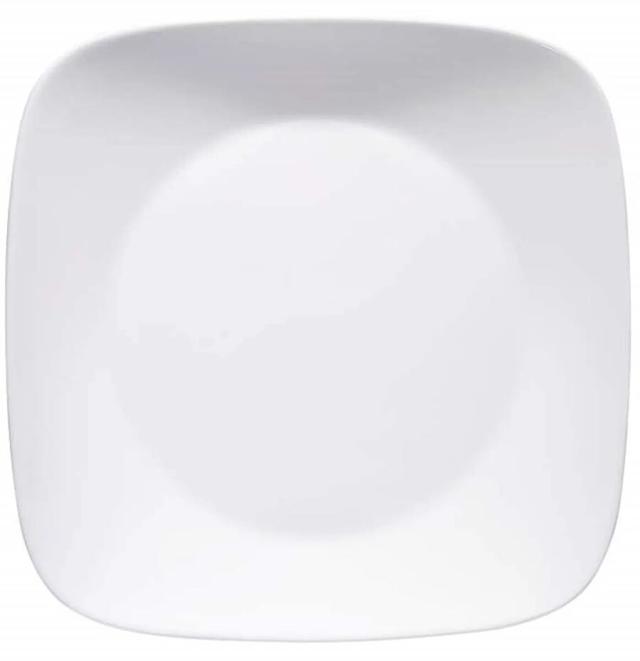 צלחת מנה ראשונה 23 ס"מ, Pure White מבית Corning Corelle תוצרת ארצות הברית