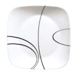 צלחת מנה עיקרית 26.5 ס"מ, Simple Lines מבית Corning Corelle תוצרת ארצות הברית