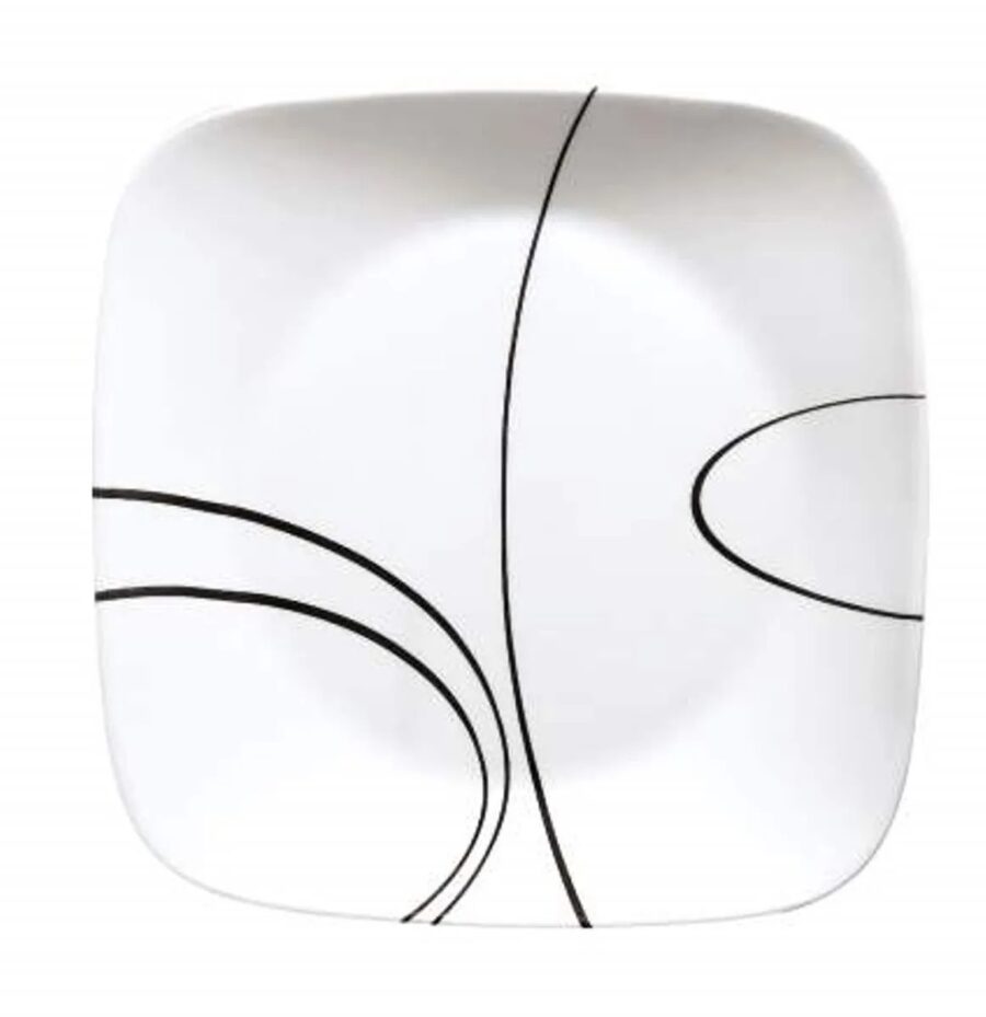 צלחת מנה עיקרית 26.5 ס"מ, Simple Lines מבית Corning Corelle תוצרת ארצות הברית