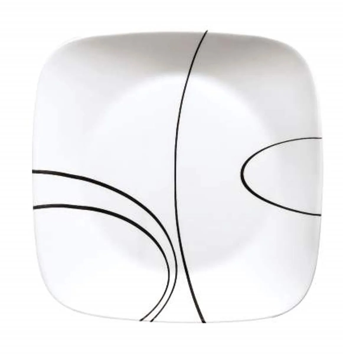צלחת מנה עיקרית 26.5 ס"מ, Simple Lines מבית Corning Corelle תוצרת ארצות הברית