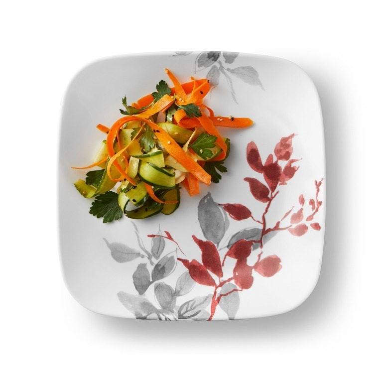 צלחת מנה ראשונה 23 ס”מ  Kyoto Leaves קורנינג, תוצרת ארה”ב