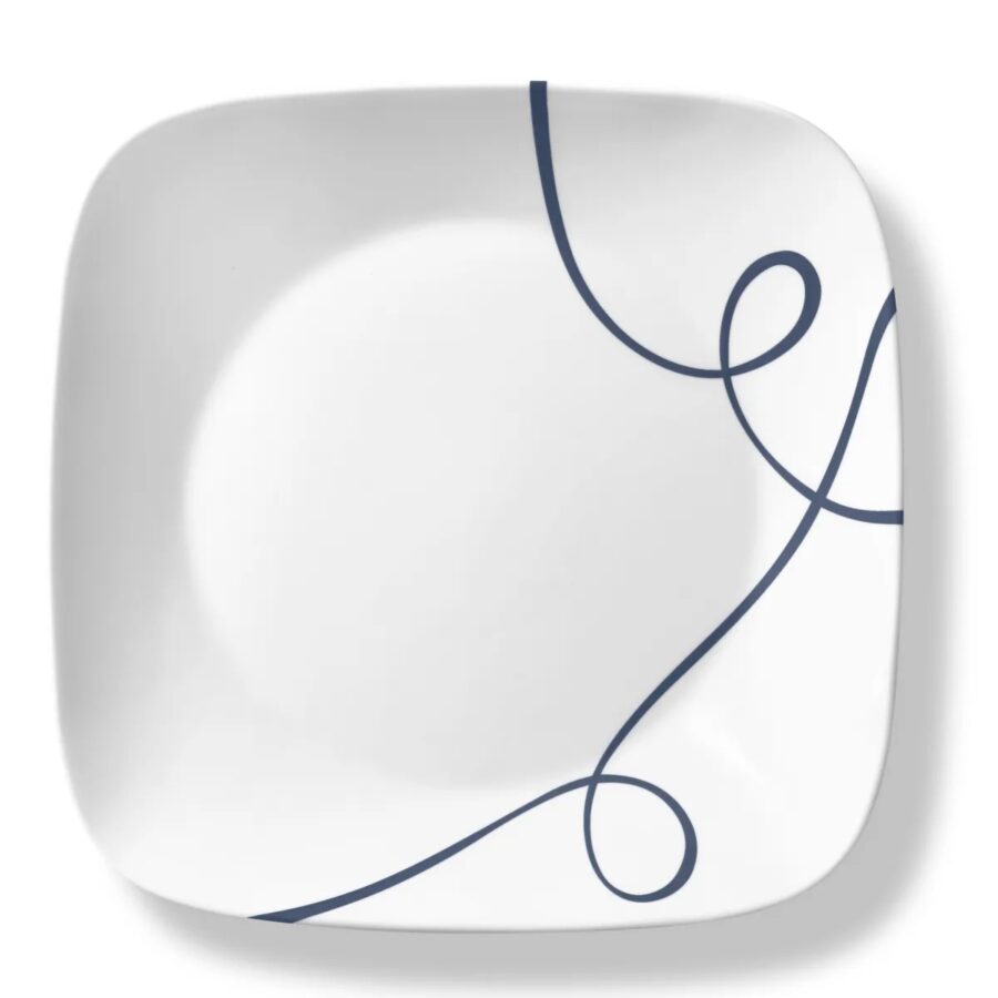 צלחת מנה עיקרית 26.5 ס"מ, Lia Square  מבית Corning Corelle תוצרת ארצות הברית