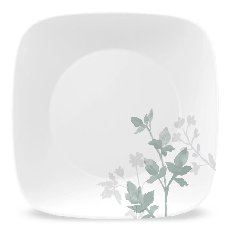 מנה ראשונה מרובעת 23 ס”מ, Amalie מבית Corning Corelle תוצרת ארצות הברית