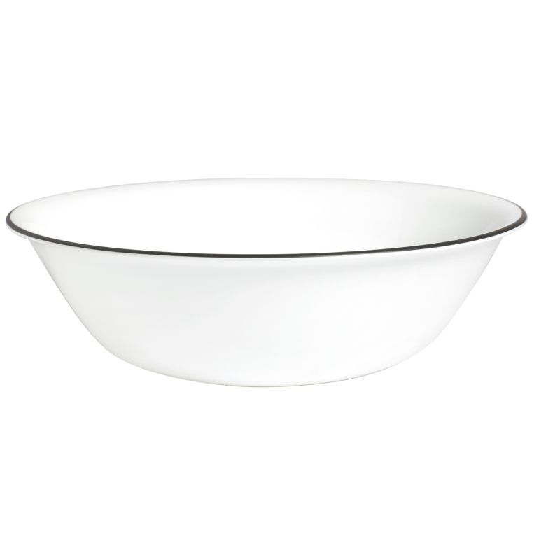קערת סלט גדולה 2 ליטר פס שחור  מבית Corning Corelle תוצרת ארצות הברית