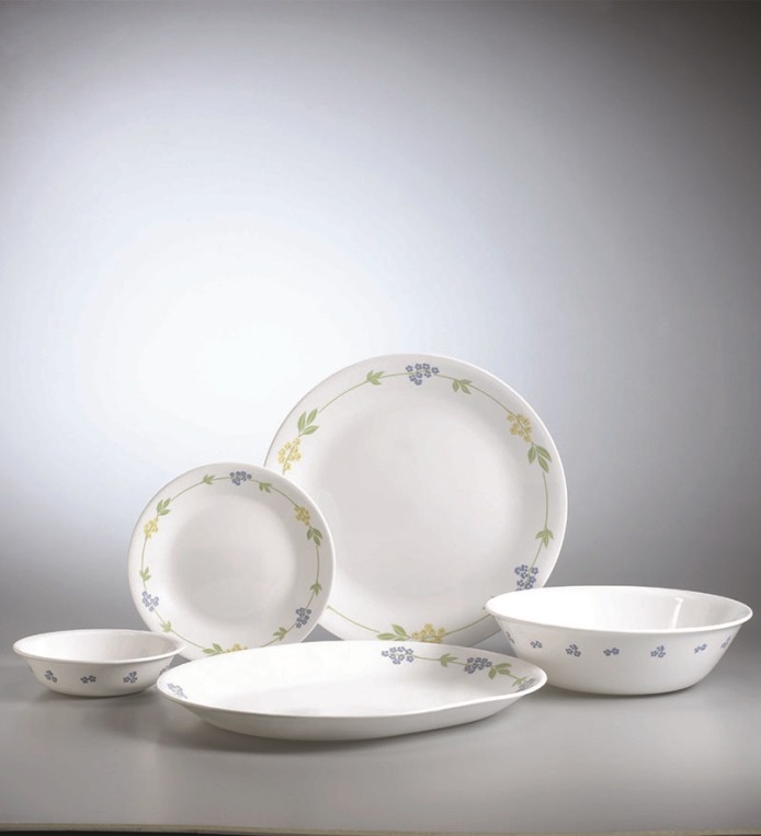 מגש אובלי 31 ס"מ, Secret Garden מבית Corning Corelle תוצרת ארצות הברית