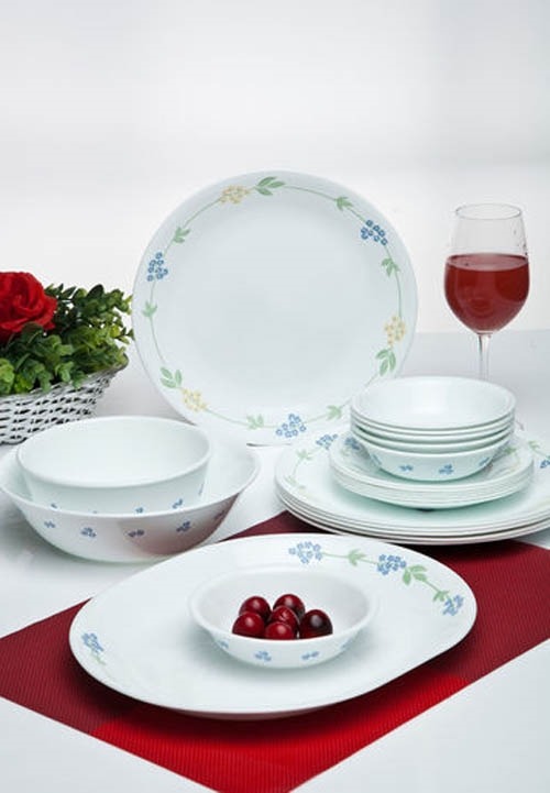 מגש אובלי 31 ס"מ, Secret Garden מבית Corning Corelle תוצרת ארצות הברית